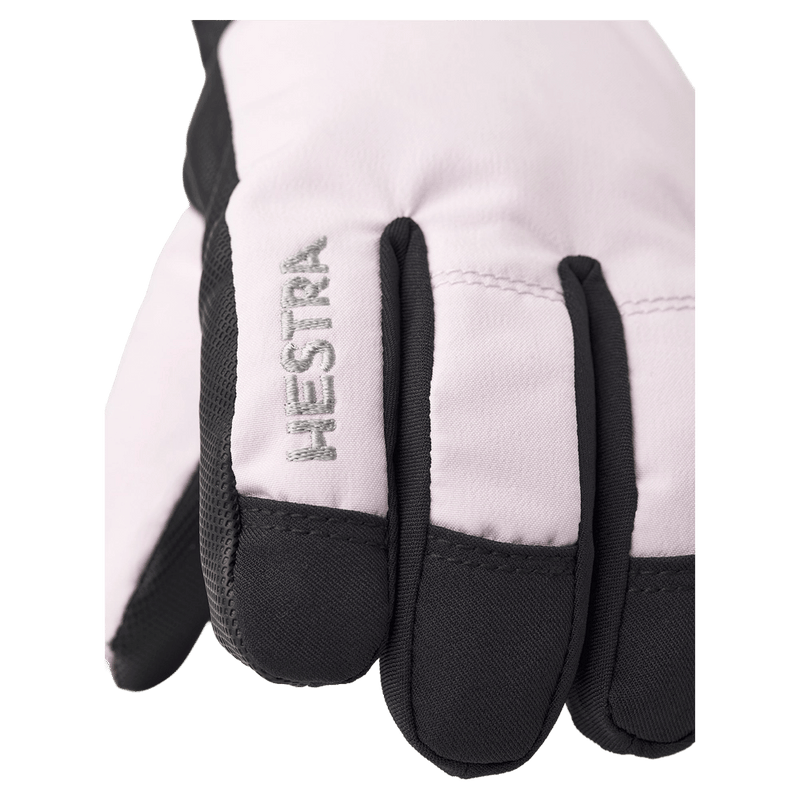 View of Hestra Ferox Primaloft 5 Finger in colour Rose.