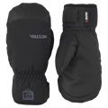 View of Youth Hestra Ferox Primaloft Mitt in colour Black.