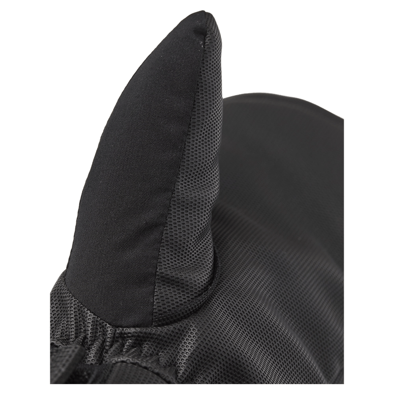View of Youth Hestra Ferox Primaloft Mitt in colour Black.
