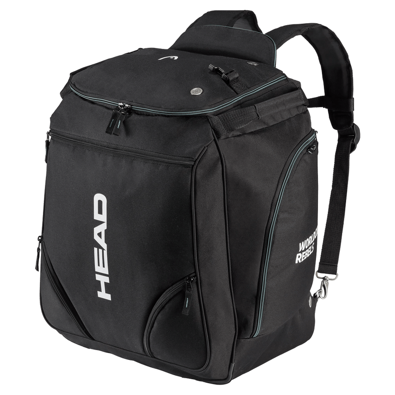 View of Head Heatable Bootbag in colour Black