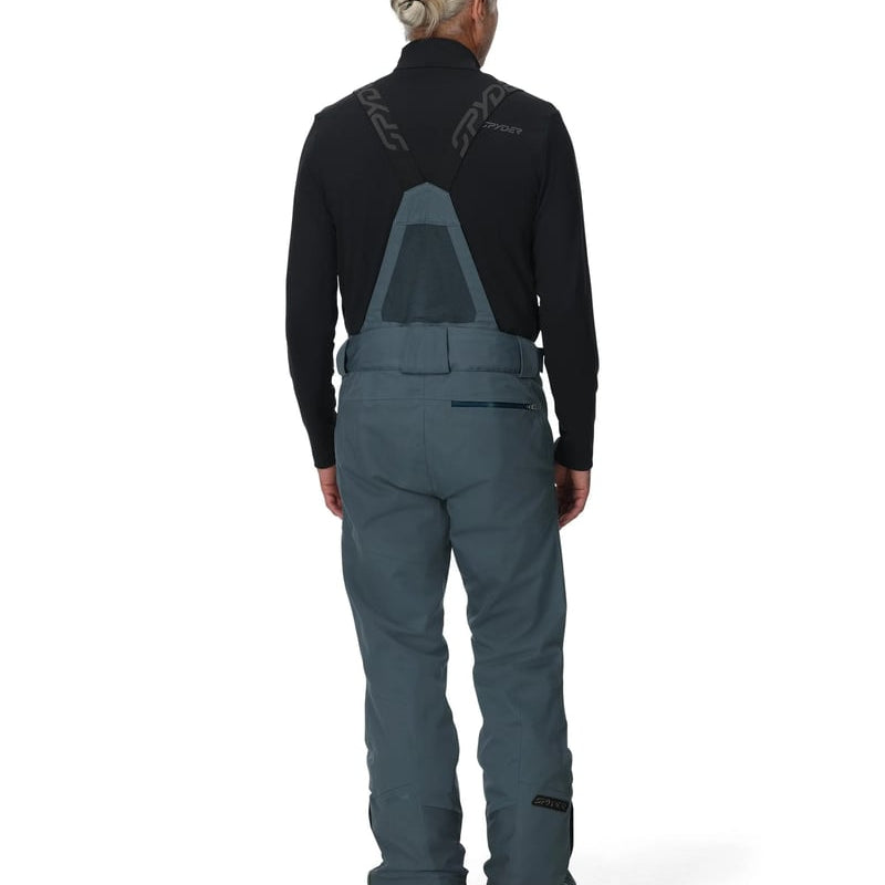Back view of man in Spyder Dare Ski Pants in colour Slate Blue