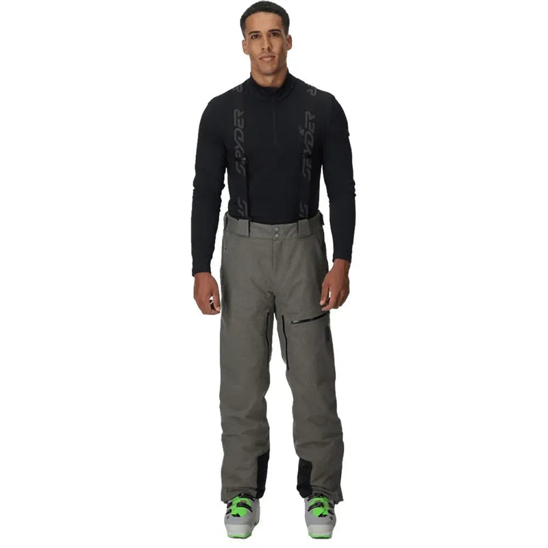 Back view of man in Spyder Dare Ski Pants in colour Storm