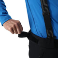 Tab view of man in Spyder Dare Ski Pants in colour Black