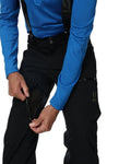 Inner view of man in Spyder Dare Ski Pants in colour Black
