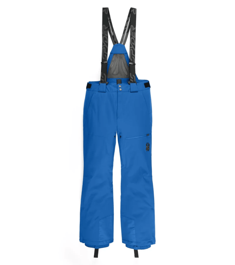 Full view of man in Spyder Dare Ski Pants in colour Cobolt