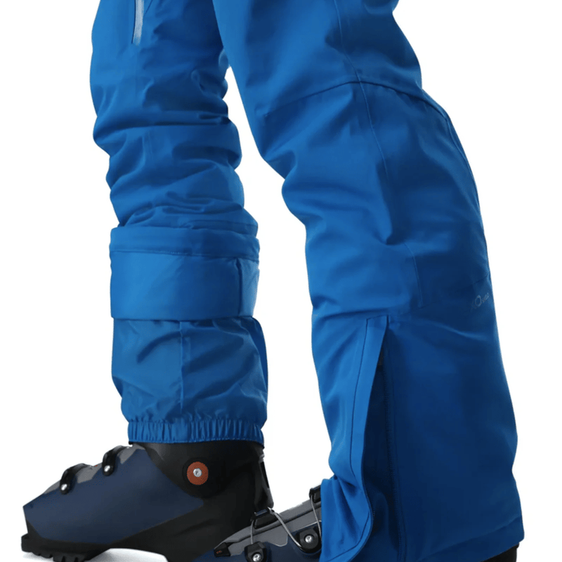 Bottom view of man in Spyder Dare Ski Pants in colour Cobolt