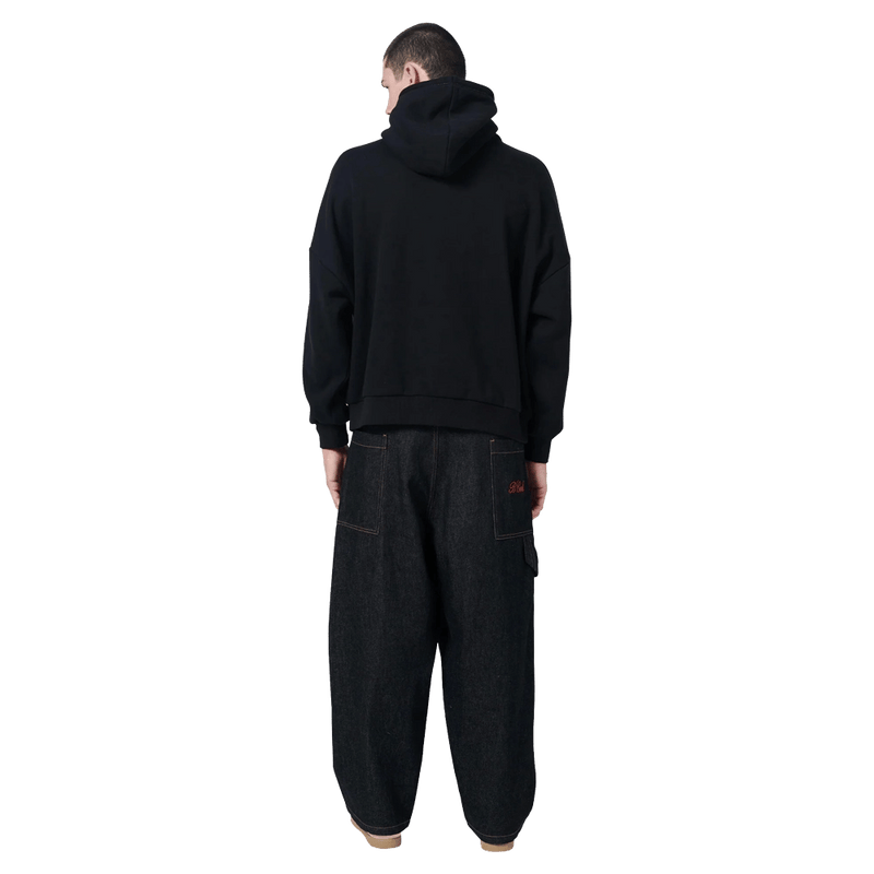 Back view of Barney Cools 1990 Hood in colour Black.