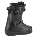 Rear side view of the 2025 Nitro Crown Boa Snowboard Boots - Womens in Black