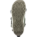 Sole view of the Nitro Profile Step On TLS Snowboard Boots in Shadow colourway, men's model.