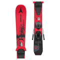 Detail view of the Atomic 2026 Maverick Jr Ski (70-90) w/ Binding - Kids in Metallic Red