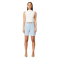 Full-body view of the A Brand Carrie Kate Short in Light Vintage Blue colourway, women's model.