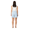 Back view of the A Brand Carrie Kate Short in Light Vintage Blue colourway, women's model.