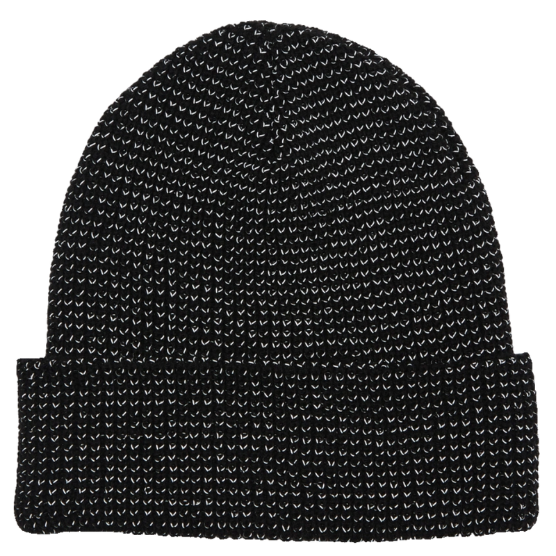 Back image of the Sight Beanie in Reflective Black