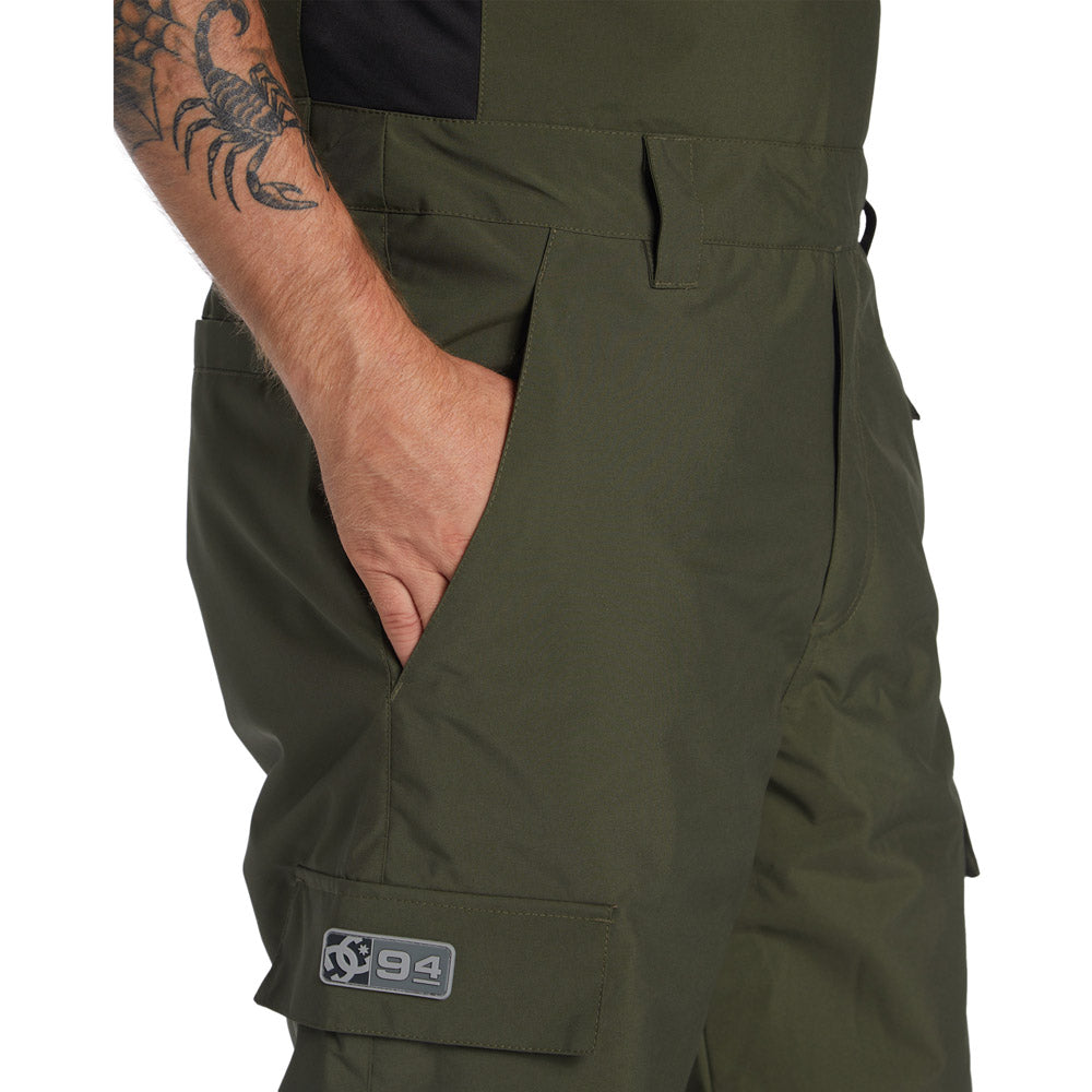 DC Docile Bib Snowboard Pants | Rhythm Snowsports.