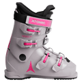 Side view of the Atomic Hawx 4 Ski Boots - Kids in Dust Pink