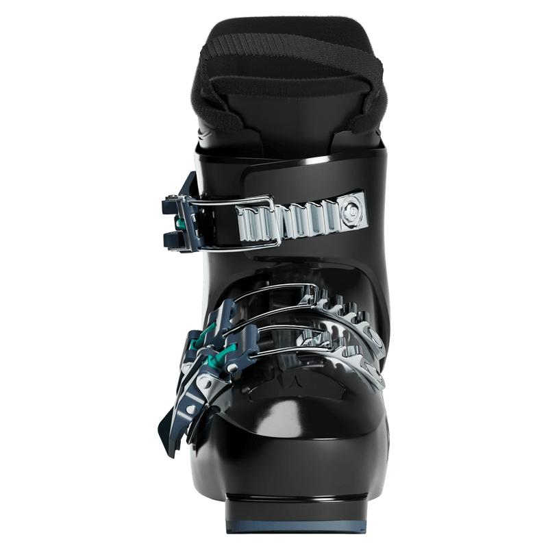 Front view of the Atomic Hawx 3 Ski Boots - Kids in Black Teal