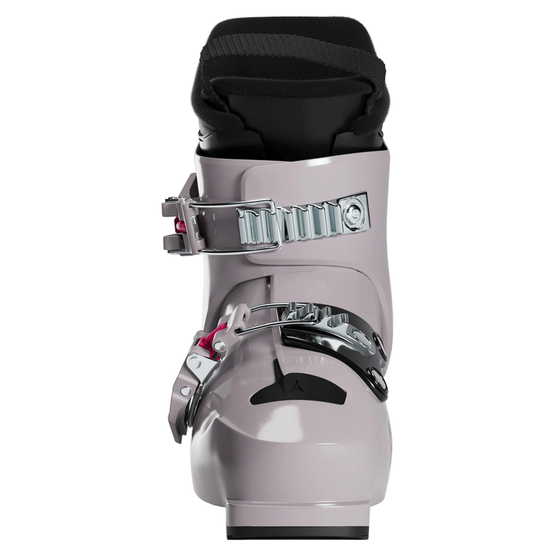 Front view of the Atomic Hawx 2 Ski Boots - Kids in Dust Pink
