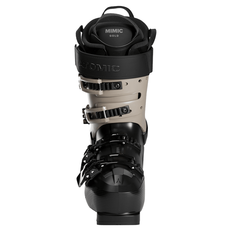 Front view of the Atomic Hawx Ultra 110 S Ski Boots in Black Cement
