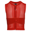 Front view of the Atomic Live Shield AMID Lite Vest - Kids in Red