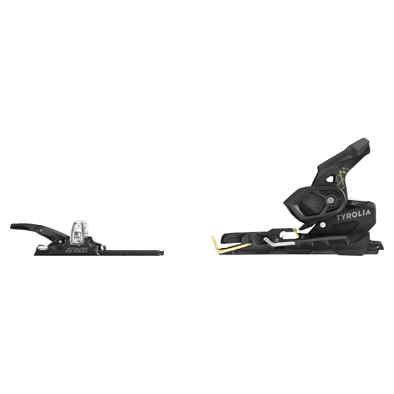 Side hike view of Head Attack Hybrid 14 MN Ski Bindings