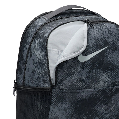 Front pocket image of the Brasilia Backpack in Iron Grey Multi