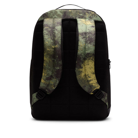 Back image of the Brasilia Backpack in Oil Green Multi