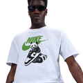 Cropped front lifestyle image of the Sportswear Dunk Tee in White