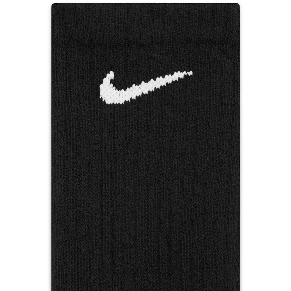 Detail image of the Everyday Cushioned Comfort Crew Socks in Black