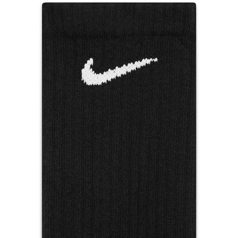Detail image of the Everyday Cushioned Comfort Crew Socks in Black