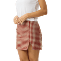 Austin - Recycled Check Mini Skirt - Womens