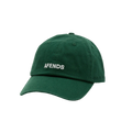 Afends Daylight panelled cap in hunter green