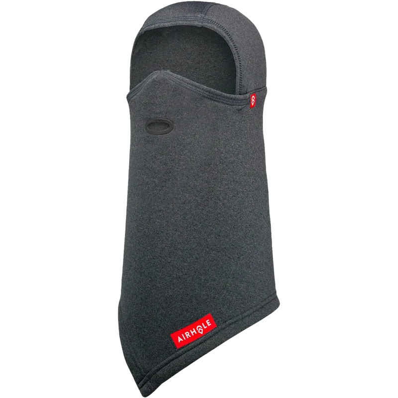 Main view of the Airhole Polar Hinge Balaclava in heater grey