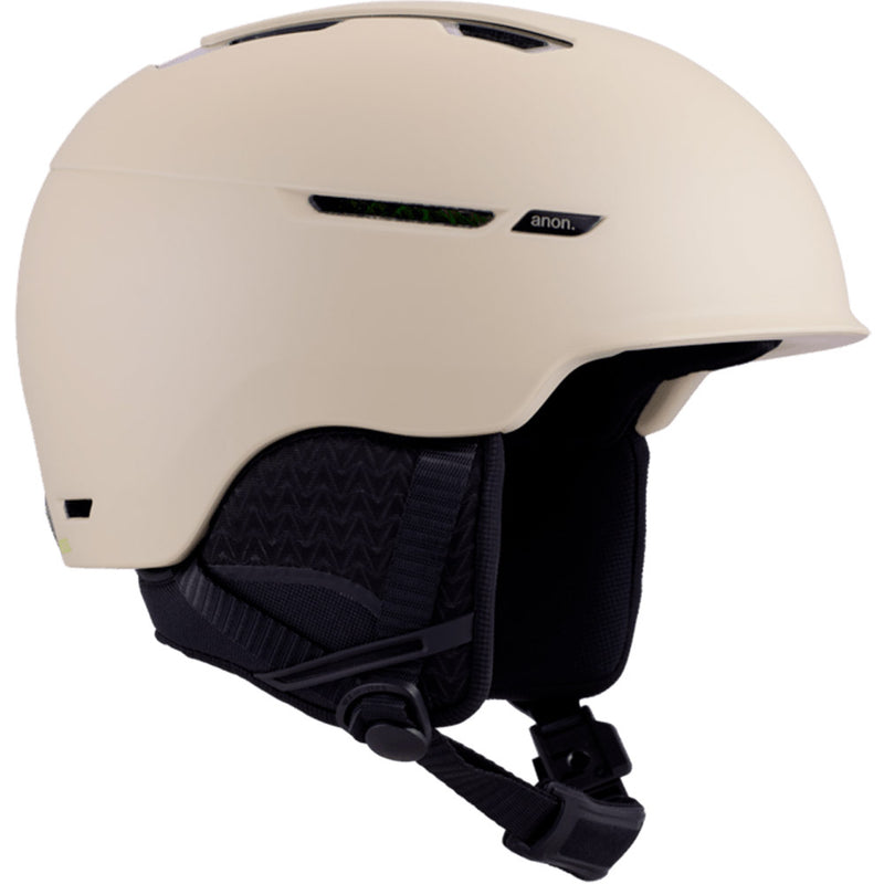 Anon Logan snow Helmet in Mushroom featuring Wavecell protection and the BOA Fit system