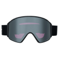 Front view of the Anon M4S Cylindrical Goggles in Smoke, Perceive Sunny Onyx lens, unisex model