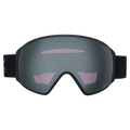 Front view of the Anon M4S Toric Low Bridge Goggles in Smoke, Perceive Sun Onyx lens, unisex model