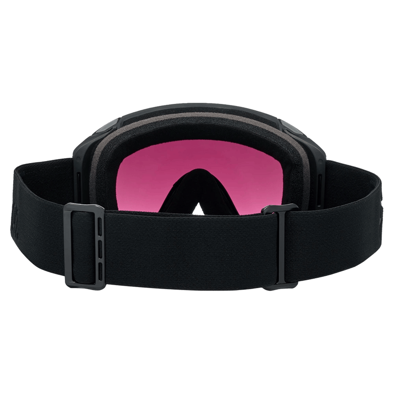 Back view of the Anon M4S Toric Low Bridge Goggles in Smoke, Perceive Sun Onyx lens, unisex model