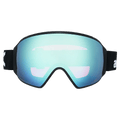 Front view of the Anon M4 Toric Goggles in Black, Perceive Variable Blue lens, unisex model