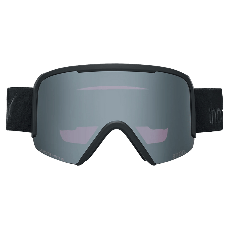 Side view of the Anon Nesa Goggles in Smoke, Perceive Sun Onyx lens, unisex model