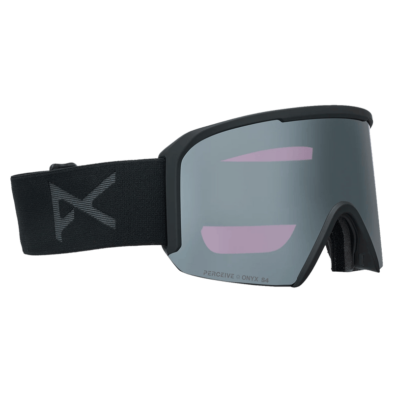 Main view of the Anon Nesa Goggles in Smoke, Perceive Sun Onyx lens, unisex model
