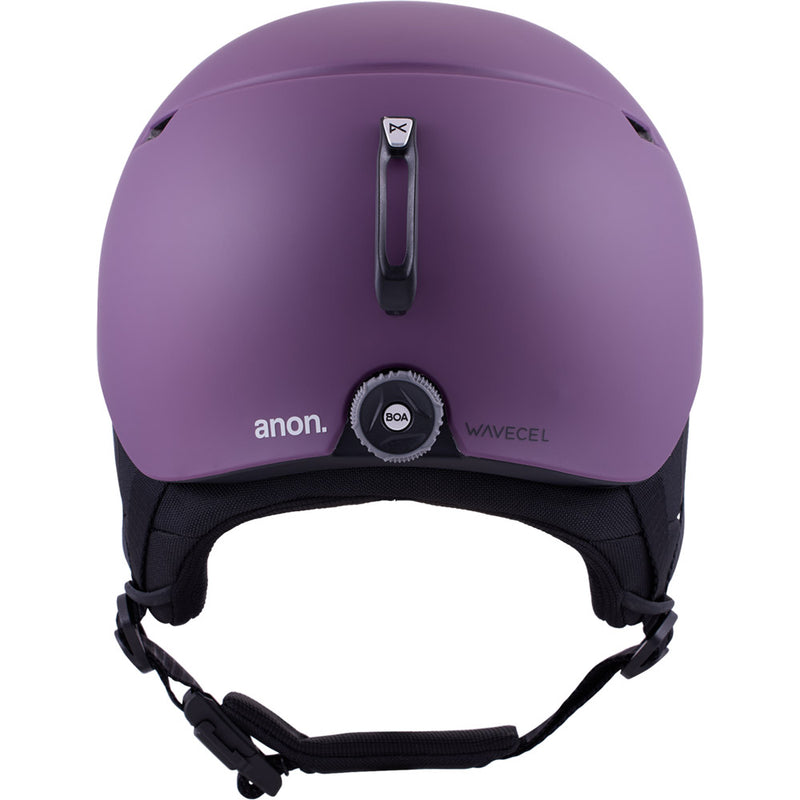 Anon Oslo snow Helmet in Grape featuring Wavecell protection, BOA Fit system and the Fitlock Magnetic buckle