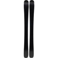 2027 Armada Tantrum 84 kids freestyle skis showing solid black bases and twin tip shape from a bottom view.