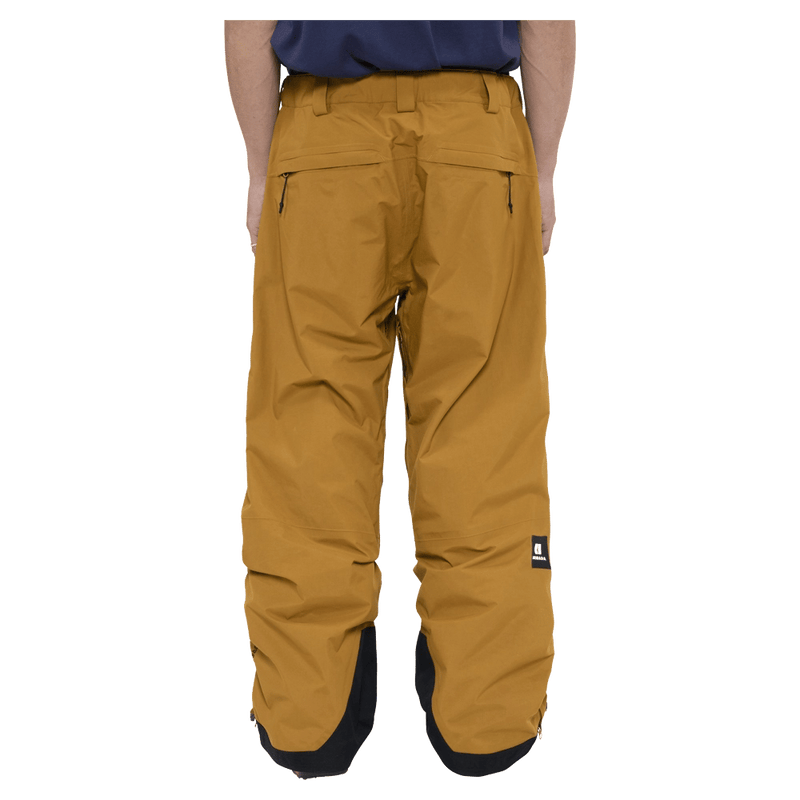 Back view of the Armada Atalantis 2L Pants in Golden Brown colourway, unisex's model