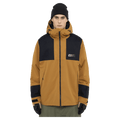 Front view of the Armada Bargs 2L Insulated Jacket in Dazzler colourway, unisex's model