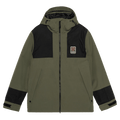 Main view of the Armada Bargs 2L Insulated Jacket in Olive colourway, unisex's model