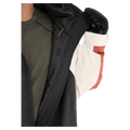 Inside view of the Armada Gansett 2L Insulated Jacket in black, cream and faded rose colourway, unisex's model