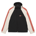 Main view of the Armada Gansett 2L Insulated Jacket in black, cream and faded rose colourway, unisex's model