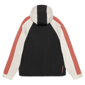 Back view of the Armada Gansett 2L Insulated Jacket in black, cream and faded rose colourway, unisex's model