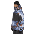 Side view of the Armada Grands 3L Jacket in acid house and black colourway, men's model