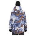 Back view of the Armada Grands 3L Jacket in acid house and black colourway, men's model