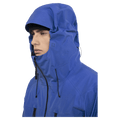 Hood view of the Armada Haydon 3L Jacket in Dazzler colourway, men's model